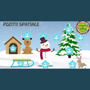 Poziții spațiale | Activitate matematică Cu ajutorul lui Fulgușor, cei mici învață pozițiile spațiale.