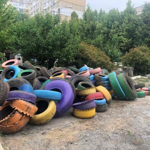 Evacuarea anvelopelor din cauciuc sintetic de pe teritoriul IET nr.197